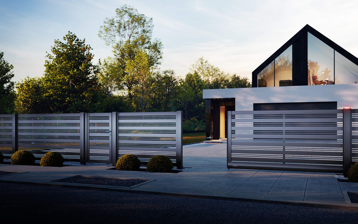 Moderne Tore und Zäune im Eco-Stil – Design, das den Planeten schützt