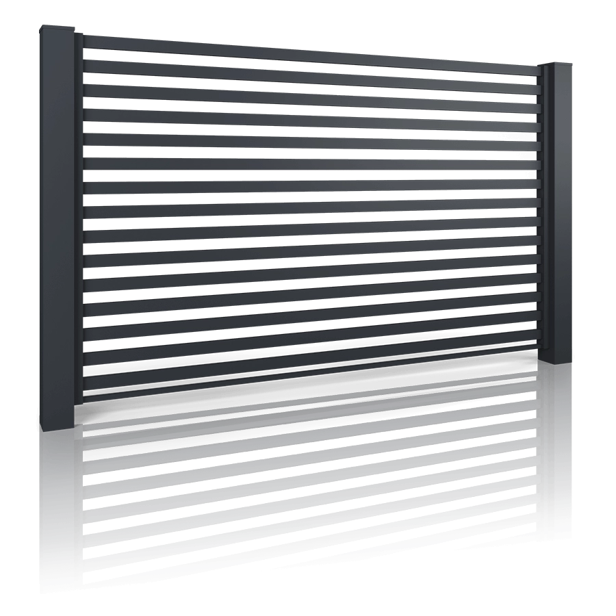AW.AL.102 – Aluminium Zaun Modern Paneel