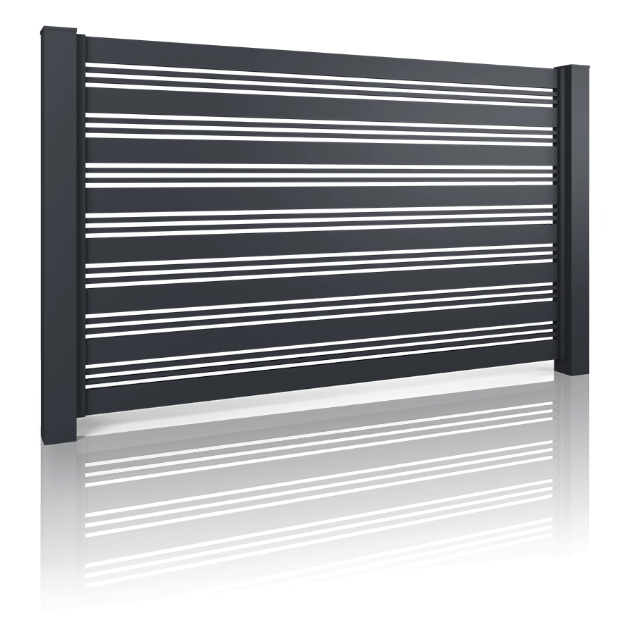AW.AL.103 – Aluminium Zaun Modern Dekor