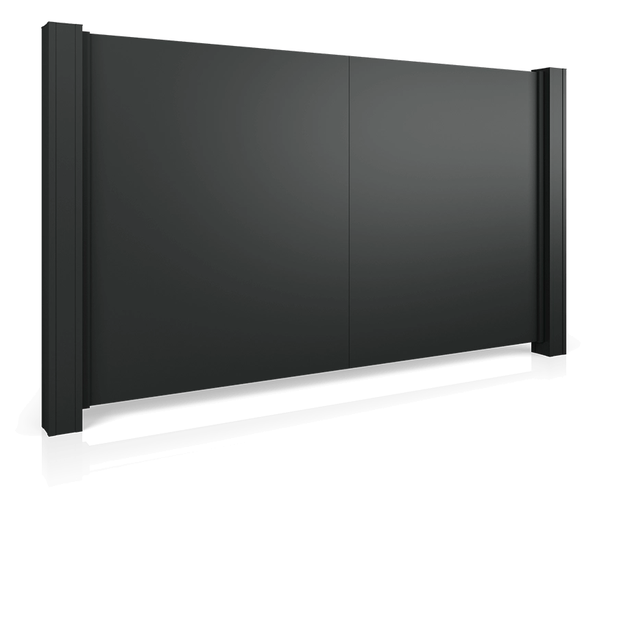 AW.AL.203 – Aluminium Zaun Home Exclusive Vollblech