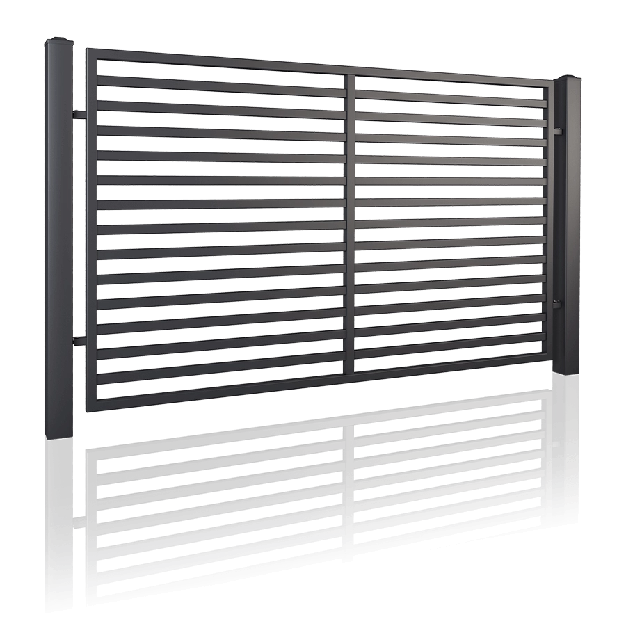 AW.10.105 – Stahlzaun Modern Profil 40x27 mm