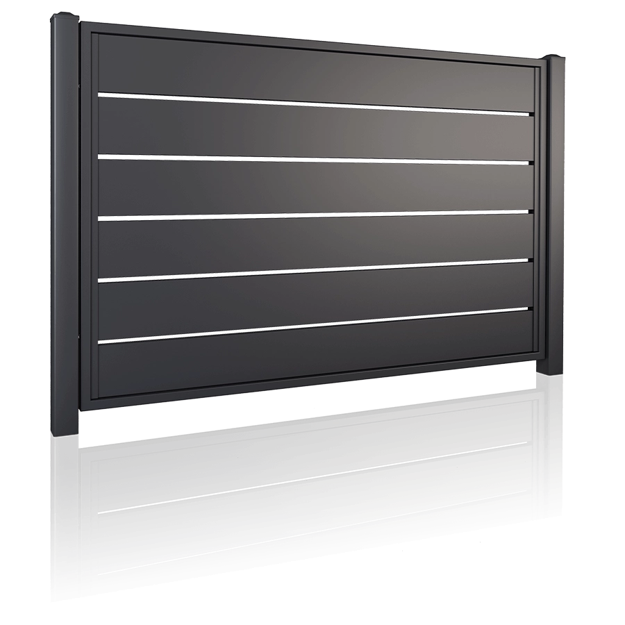 AW.10.228 – Stahlzaun Home Exclusive mit Freiraum