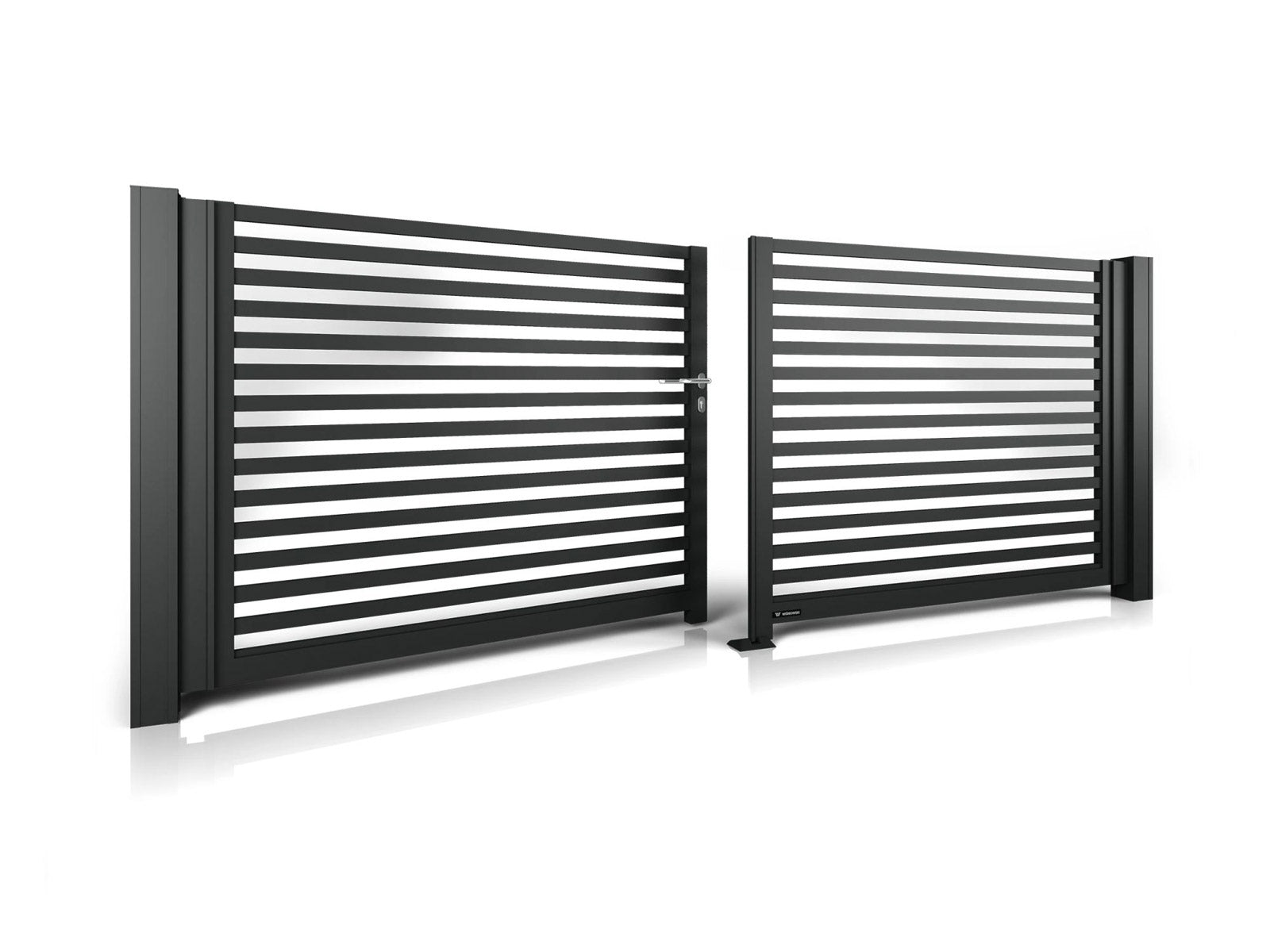 AW.AL.102 – Aluminium Modern Flügeltor Paneel