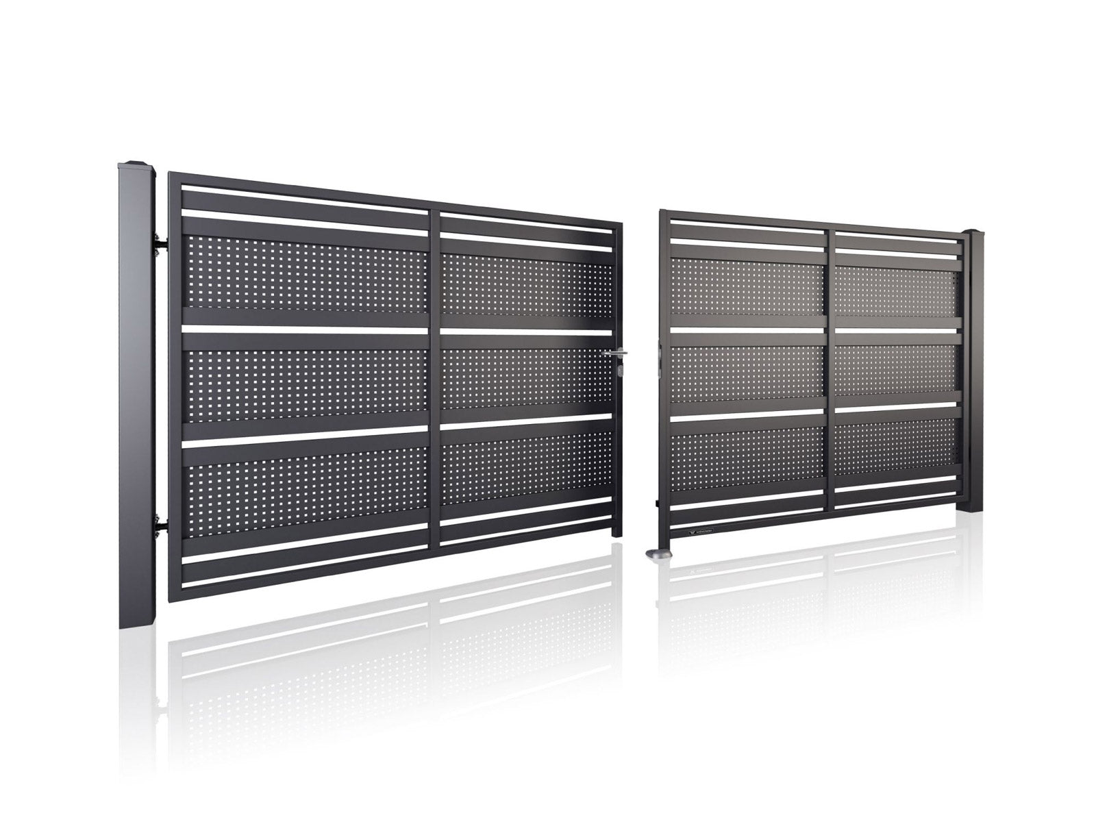 AW.10.109 – Stahl Modern Flügeltor Profil & Blech